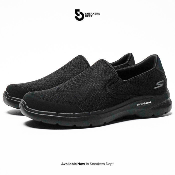 Sepatu Sneakers Pria SKECHERS GO WALK 6 REQUISITE 216623BBK ORIGINAL