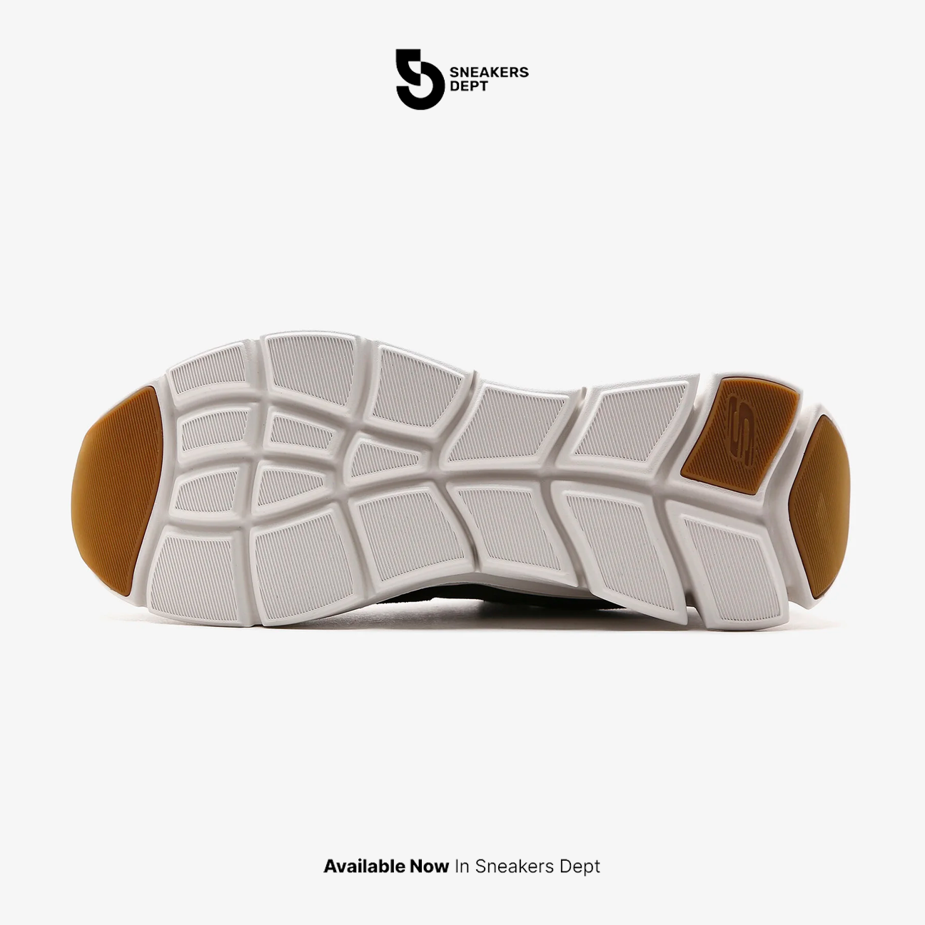 Sepatu Sneakers Pria SKECHERS FLEX COMFORT DRINN 232685BKW ORIGINAL