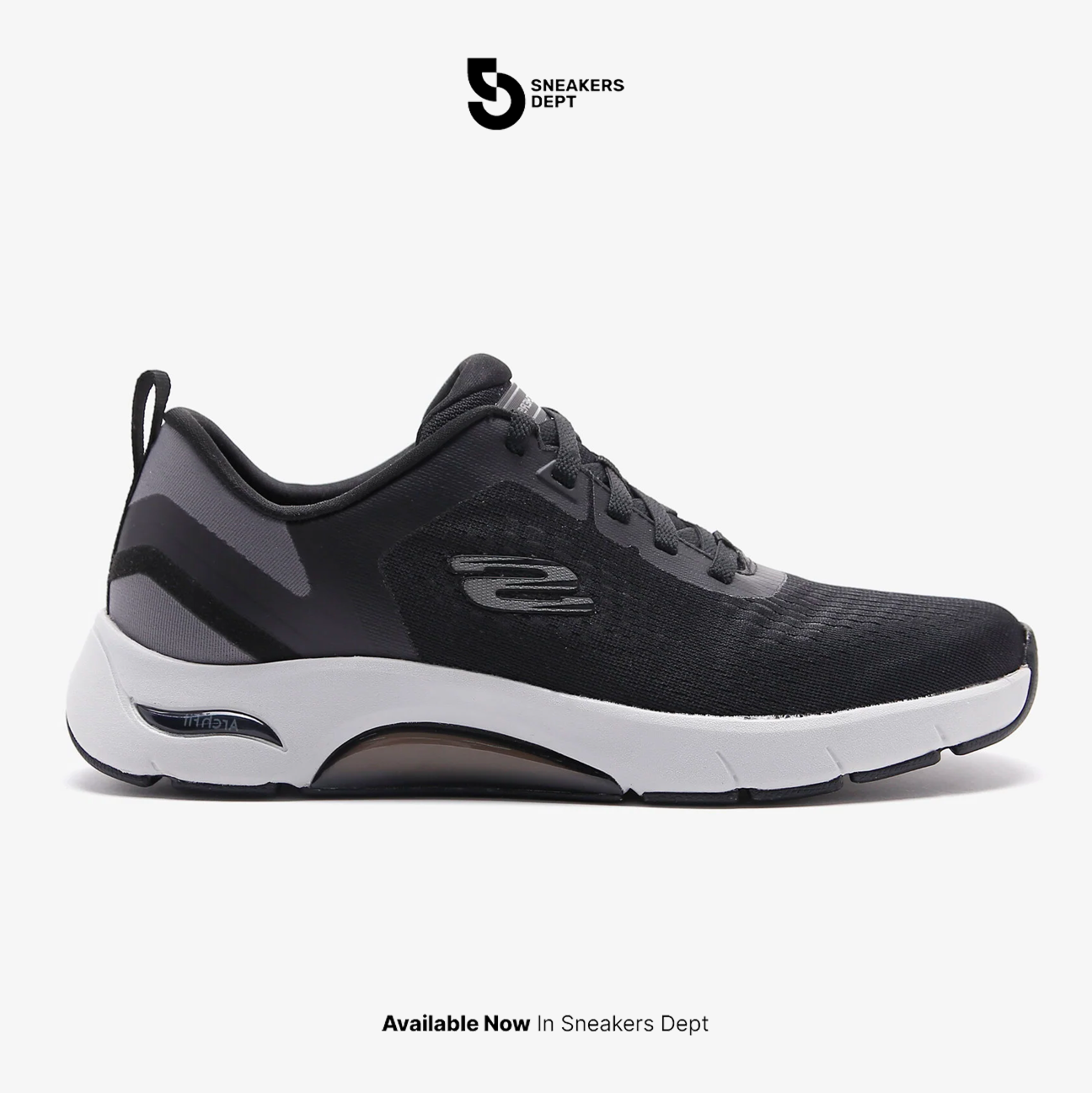 Sepatu Sneakers Pria SKECHERS SKECH-AIR ARCH FIT KHOLER 232554BKGY ORIGINAL