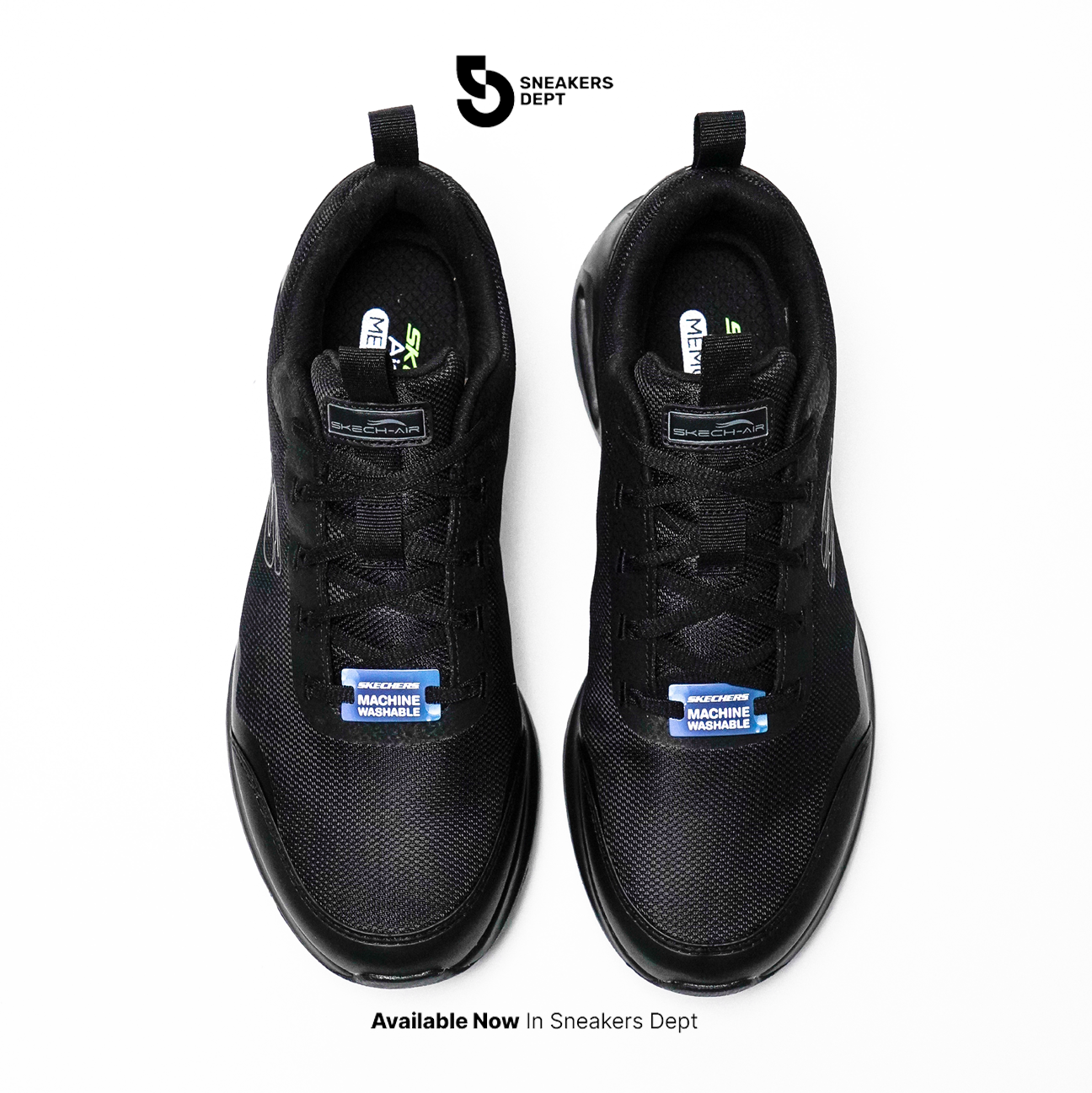 Sepatu Sneakers Pria SKECHERS SKECH-AIR COURT PROVINCE 232647BBK ORI