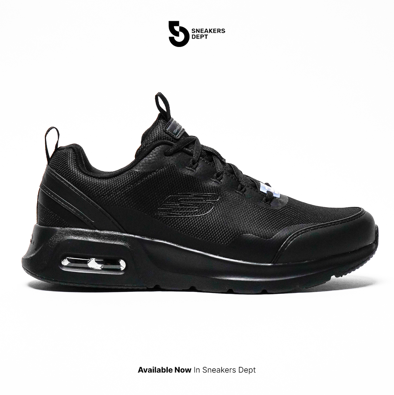Sepatu Sneakers Pria SKECHERS SKECH-AIR COURT PROVINCE 232647BBK ORI