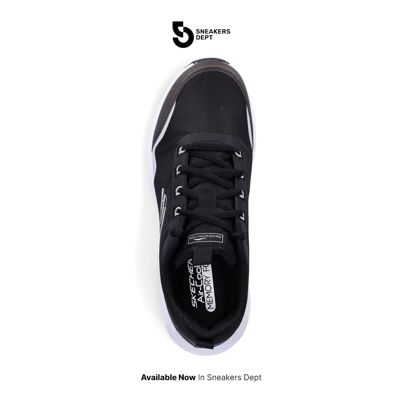 Sepatu Sneakers Wanita SKECHERS SKECH AIR COURT GOOD NEWS 149945BKW ORI