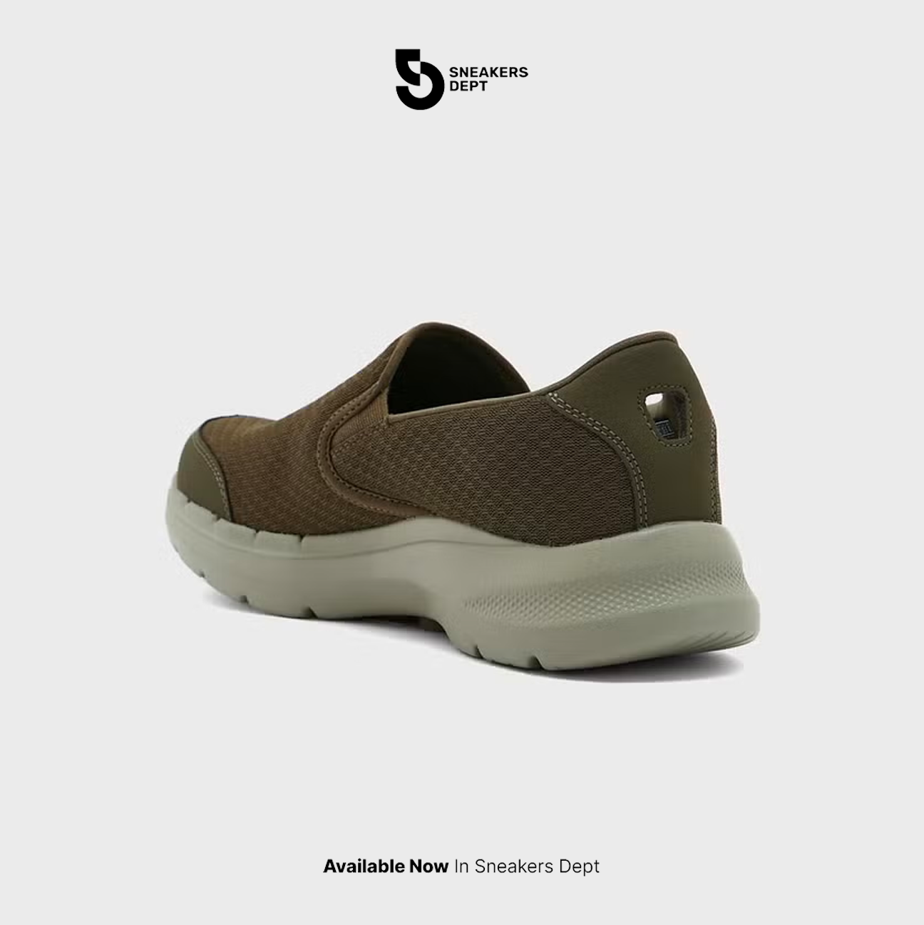 Sepatu Sneakers Pria SKECHERS GO WALK 6 REQUISITE 216623KHK ORIGINAL